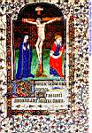 Gavin Hill MS 1 - Folio 110-l - Crucifixion